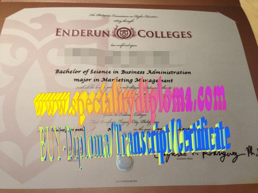 Best Fake Enderun Colleges Diploma