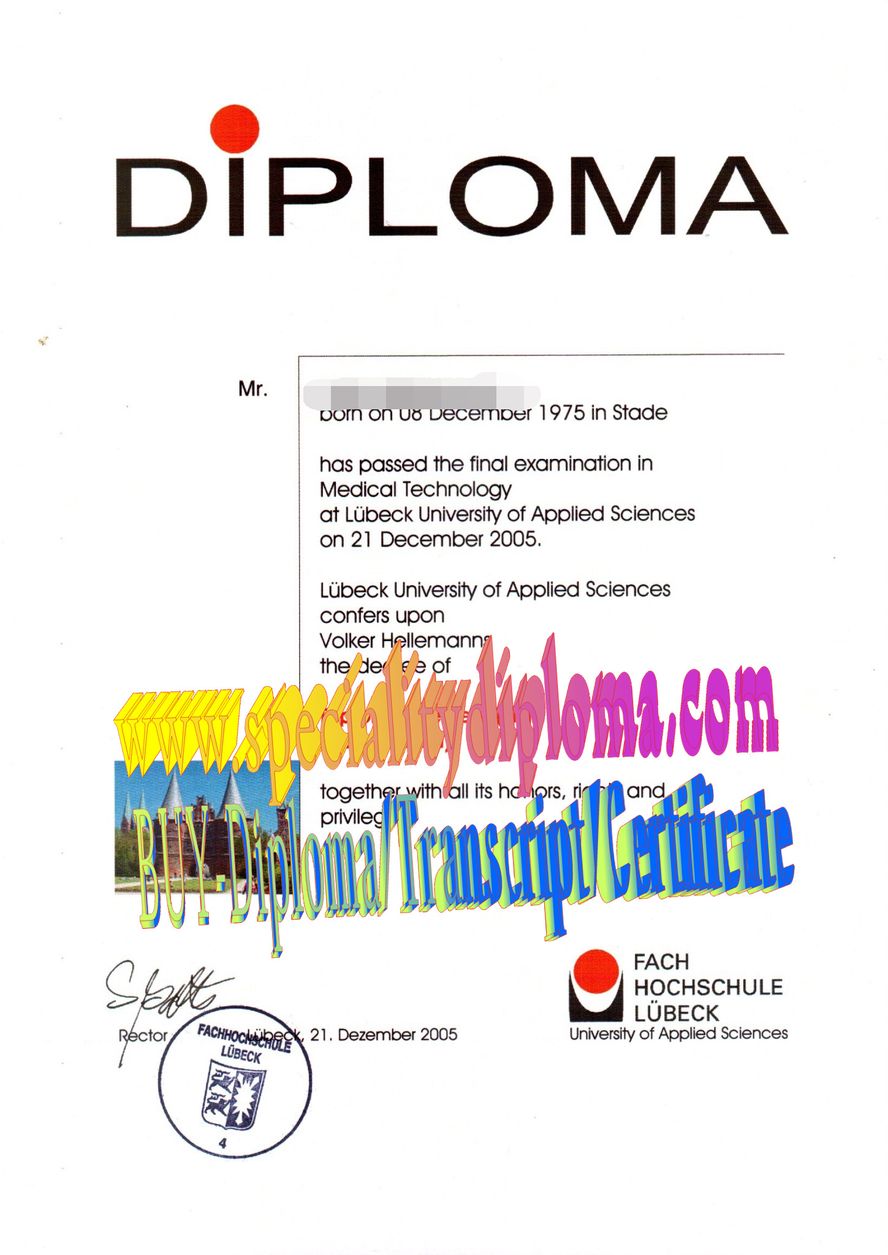 Best Fake Fachhochschule Lubeck Diploma