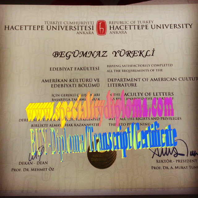 Best Fake Hacettepe University Diploma