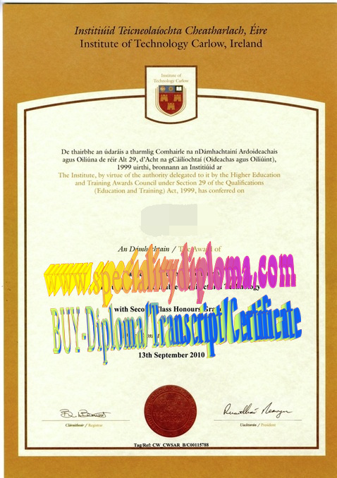 Best Fake Institute of Technology Carlow Diploma