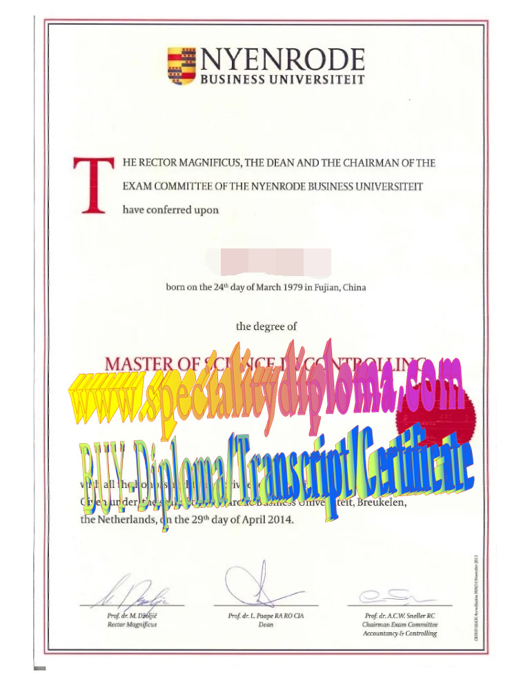 Best Fake Nyenrode Business Universiteit Diploma