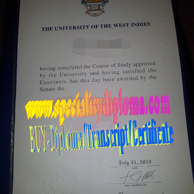 Best Fake The University of the West Indies Diploma