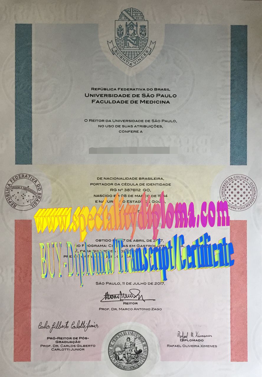 Best Fake Universidade de Sao Paulo Diploma