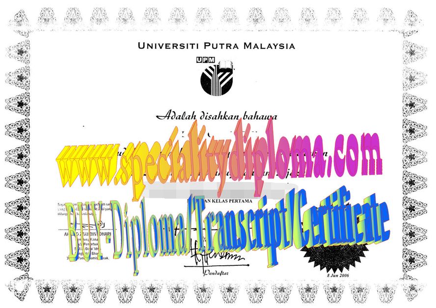 Best Fake Universiti Putra Malaysia Diploma