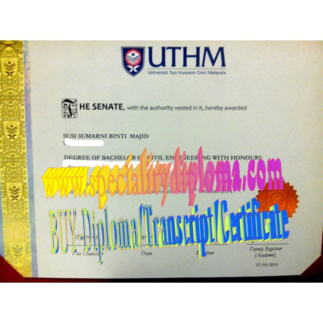 Best Fake Universiti Tun Hussein Onn Malaysia Diploma