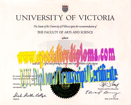 Best Fake University of Victoria Diploma