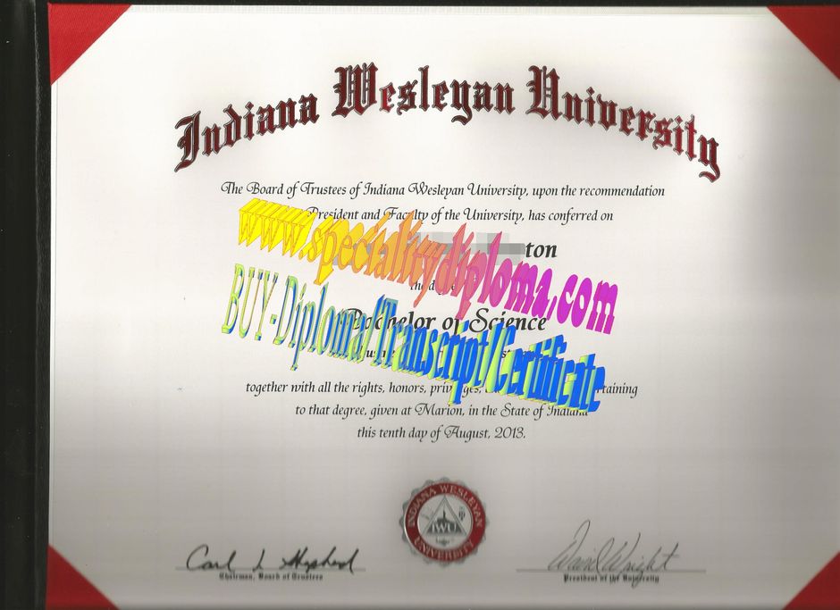 Buy Indiana Wesleyan University Diploma Online