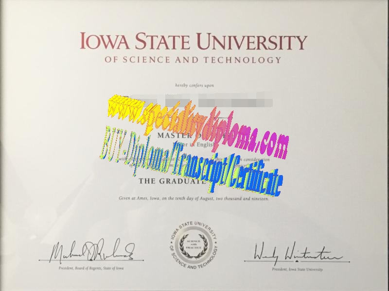 Buy Iowa State University Diploma Online