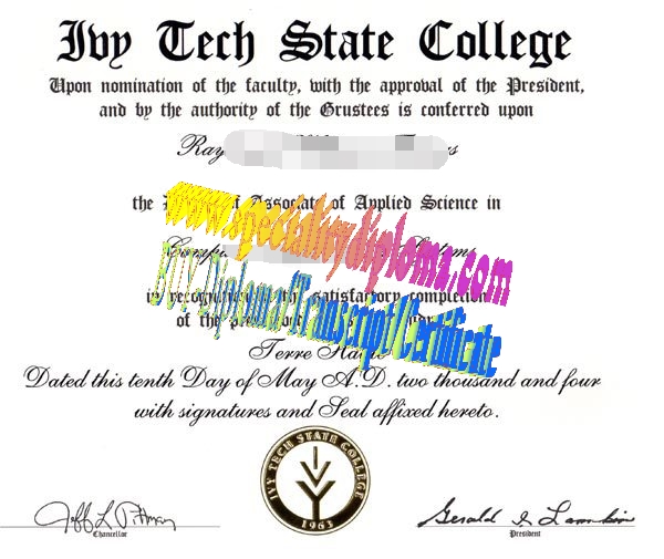 Buy Ivy Tech State College Diploma Online