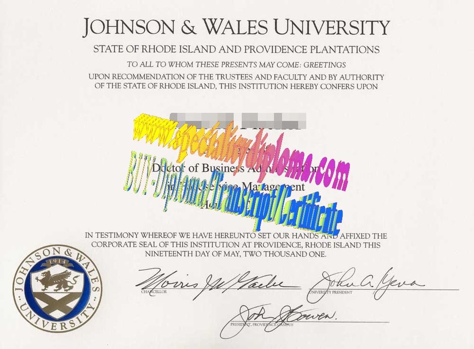 Buy Johnson  Wales University Diploma Online