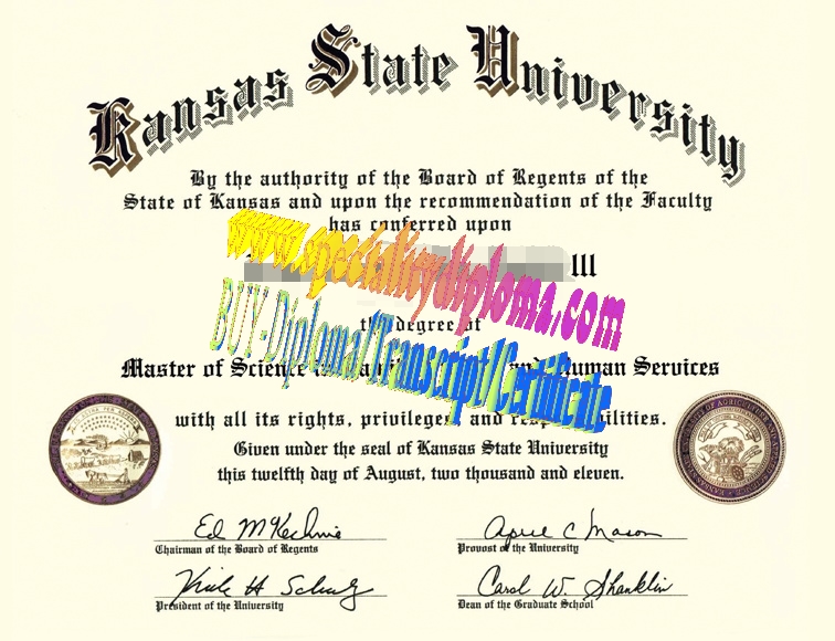 Buy Kansas State University Diploma Online