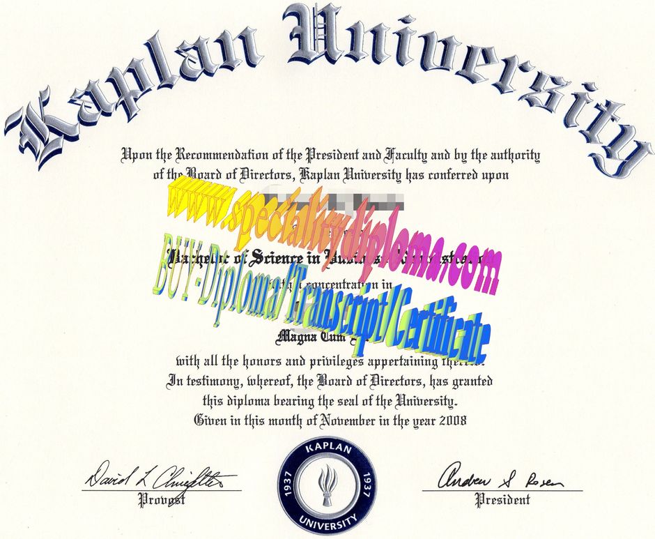 Buy Kaplan University Diploma Online