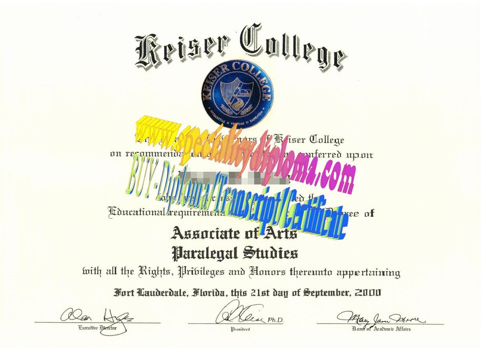 Buy Keiser College Diploma Online