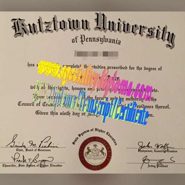 Buy Kutztown University Diploma Online