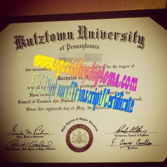 Buy Kutztown University of Pennsylvania Diploma Online