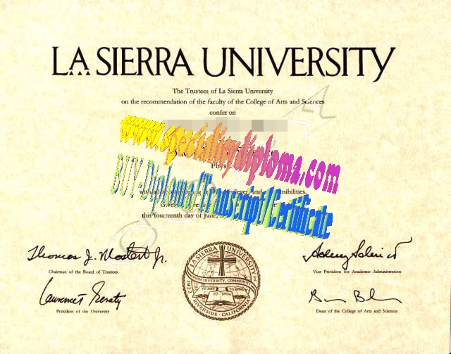 Buy La Sierra University Diploma Online