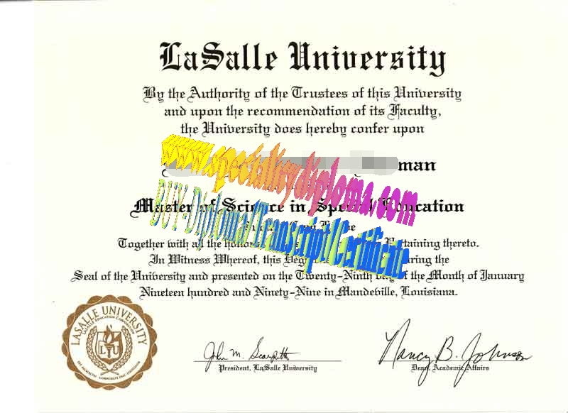 Buy LaSalle University Diploma Online