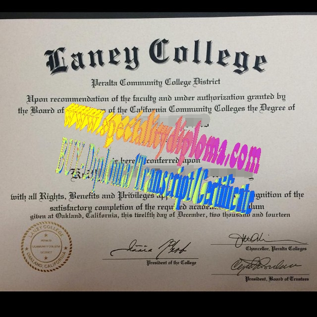 Buy Laney College Diploma Online