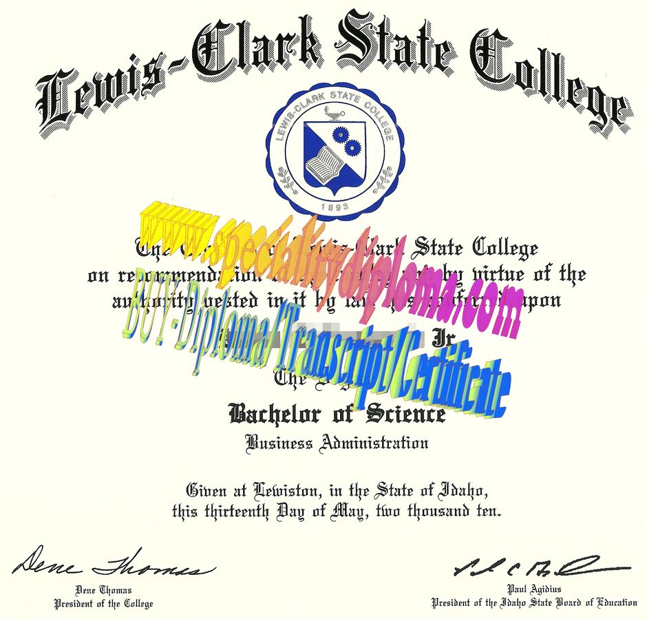 Buy Lewis Clark State College Diploma Online