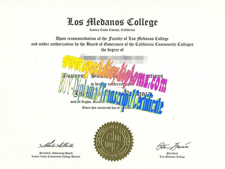 Buy Los Medanos College Diploma Online