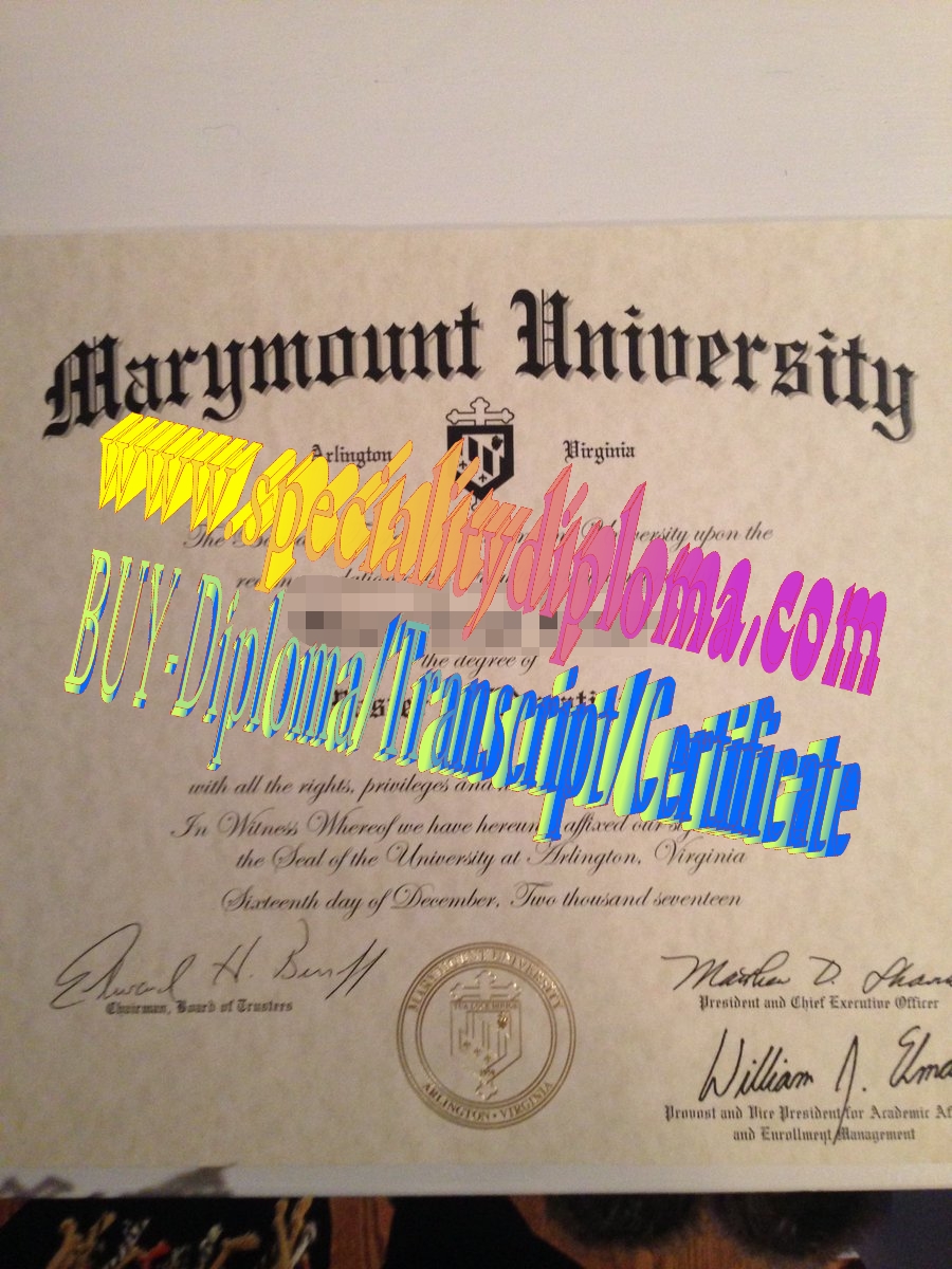 Buy Marymount University Diploma Online