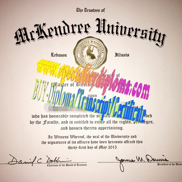 Buy McKendree University Diploma Online