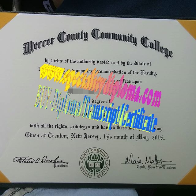 Buy Mercer County Community College Diploma Online