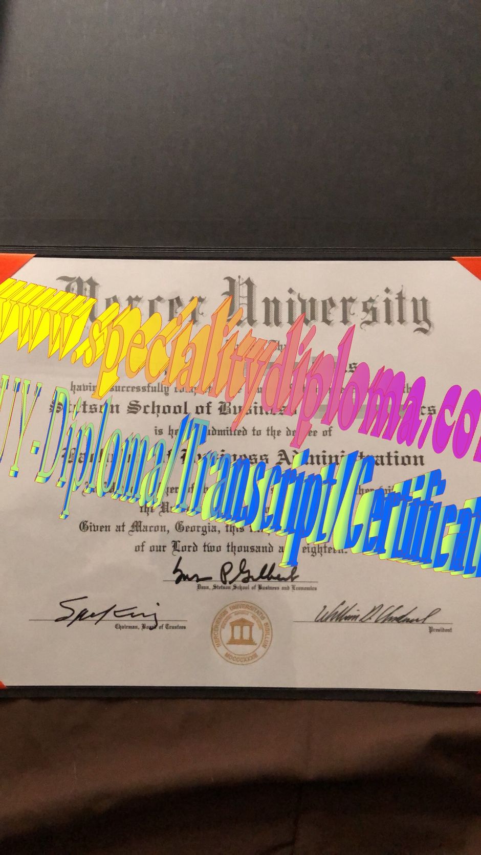 Buy Mercer University Diploma Online