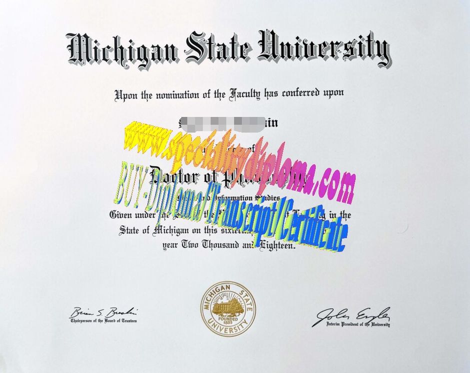 Buy Michigan State University Diploma Online