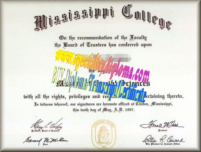 Buy Mississippi College Diploma Online