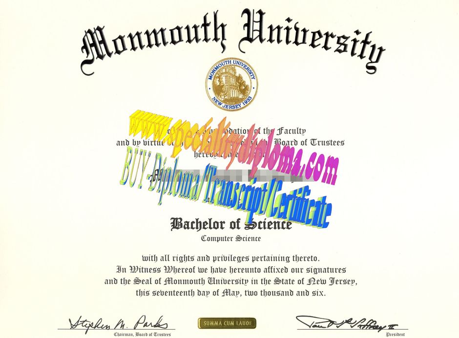 Buy Monmouth University Diploma Online