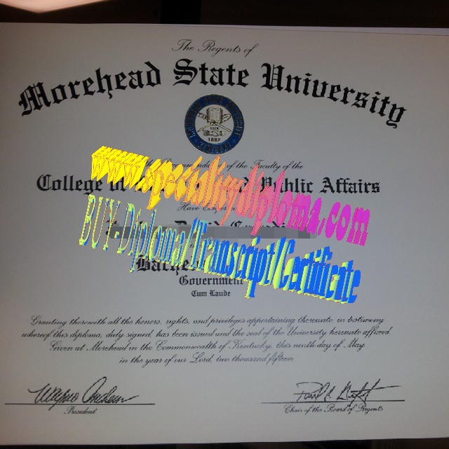 Buy Morehead State University Diploma Online