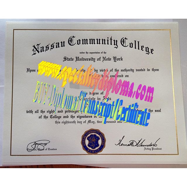 Buy Nassau Community College Diploma Online