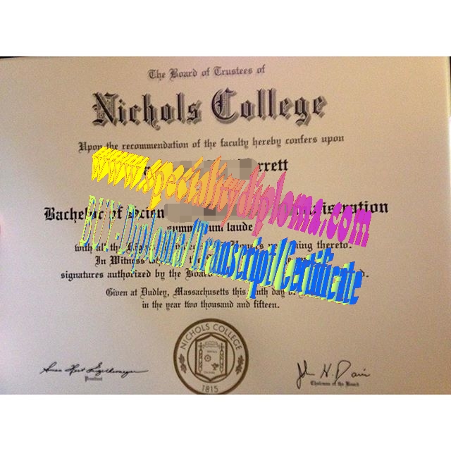 Buy Nichols College Diploma Online