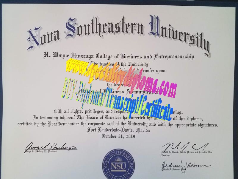 Buy Nova Southeastern University Diploma Online