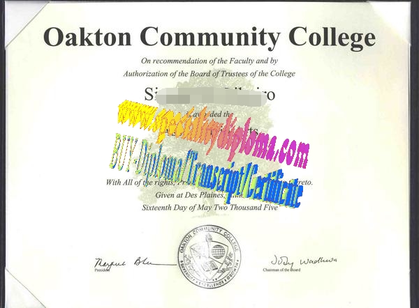 Buy Oakton Community College Diploma Online