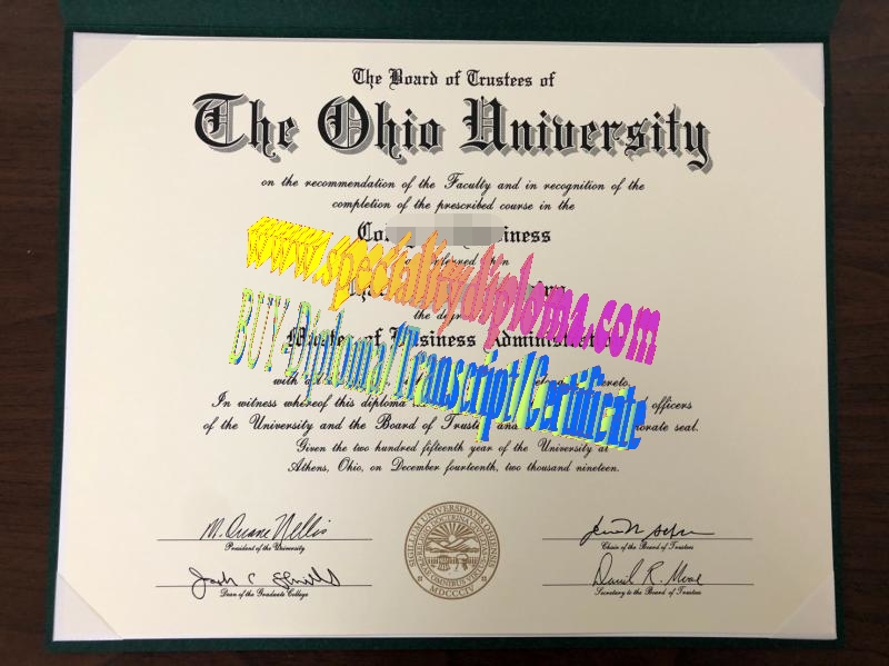 Buy Ohio University Diploma Online