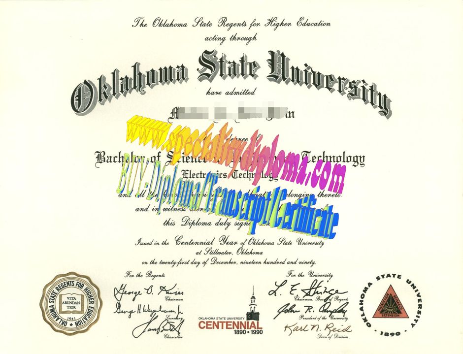 Buy Oklahoma State University Diploma Online