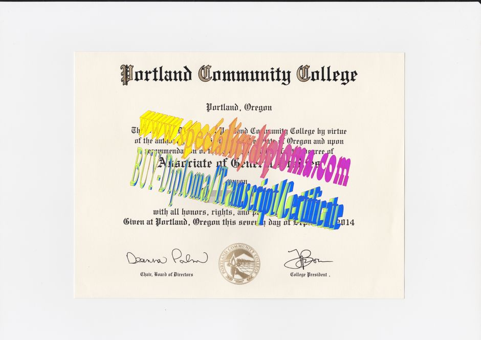 Buy Portland Community College Diploma Online