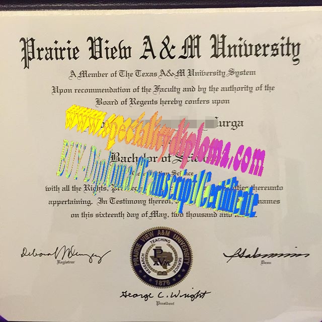 Buy Prairie View AM University Diploma Online