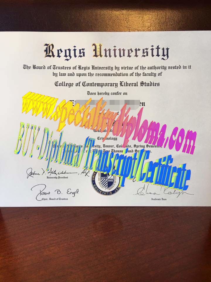 Buy Regis University Diploma Online