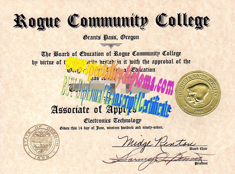 Buy Rogue Community College Diploma Online