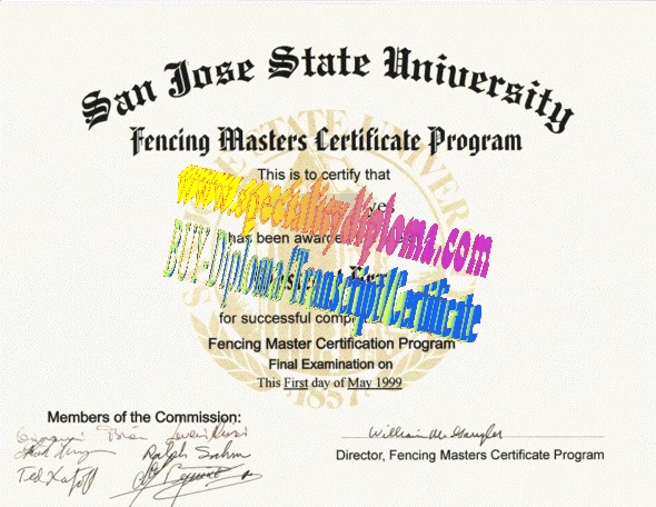 Buy San Jose State University Diploma Online