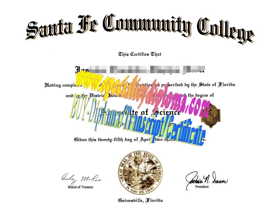 Buy Santa Fe Community College Diploma Online