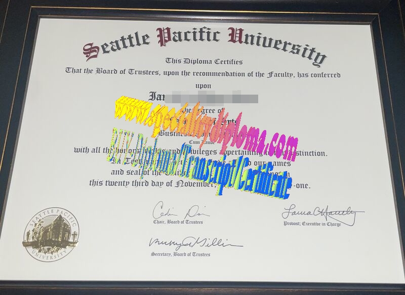 Buy Seattle Pacific University Diploma Online