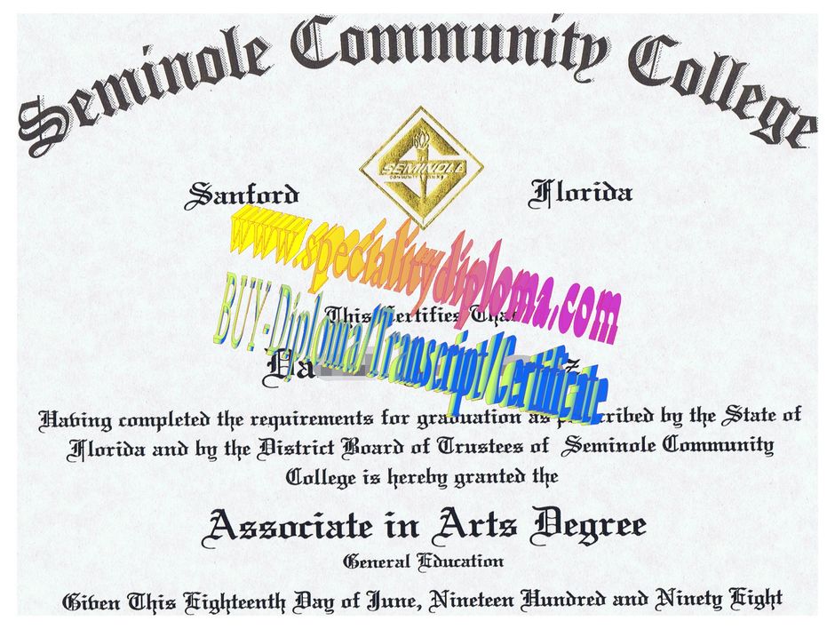 Buy Seminole Community College Diploma Online