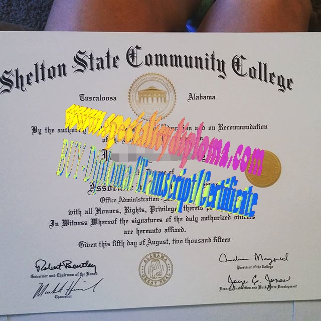 Buy Shelton State Community College Diploma Online