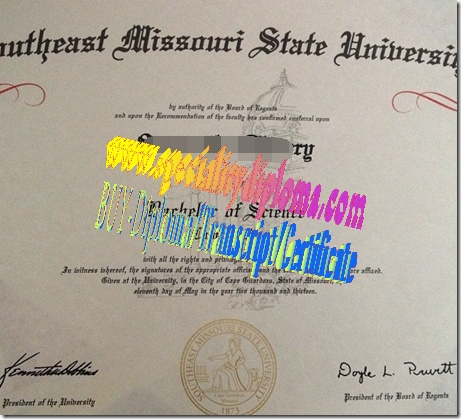 Buy Southeast Missouri State University Diploma Online