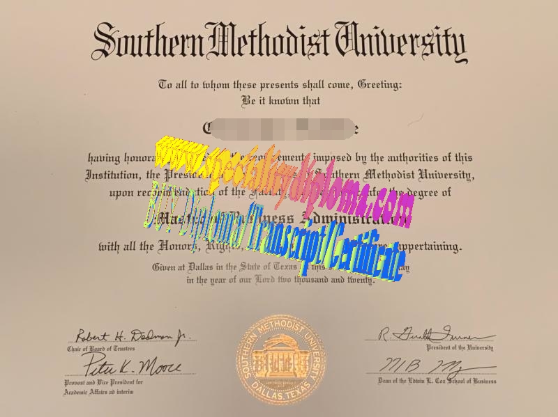 Buy Southern Methodist University Diploma Online