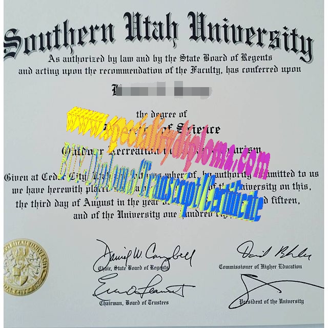 Buy Southern Utah University Diploma Online